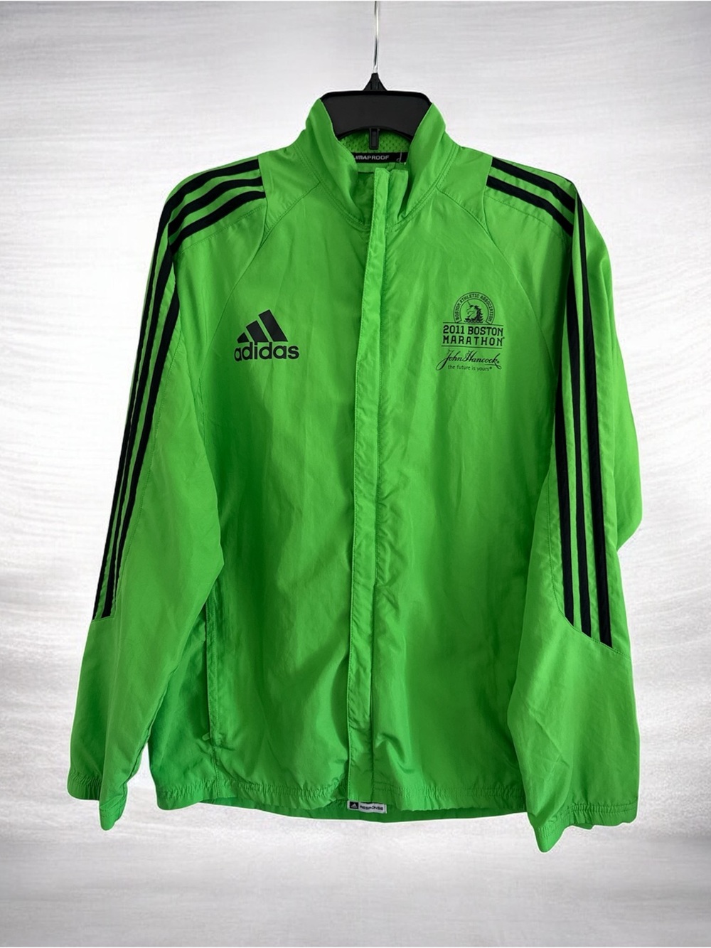 April 2011 Adidas 115th B.A.A. BOSTON MARATHON ClimaPROOF (LG) Running Jacket G